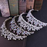Bridal Tiaras Zinc Alloy with Crystal handmade fashion jewelry & for woman & with rhinestone nickel lead & cadmium free Inner Approx 155mm Sold By PC