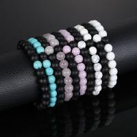 Gemstone Bracelets, with Nylon Cord, fashion jewelry & different materials for choice & Unisex, Sold Per Approx 7.09 Inch Strand
