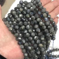 Labradorit Perlen, Modeschmuck & DIY, grau, 8mm, verkauft per ca. 38 cm Strang