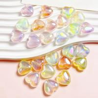 Acrylic Jewelry Beads, Heart, DIY, more colors for choice, 19mm, 10PCs/Bag, Sold By Bag