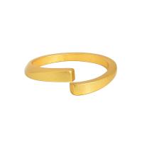 Brass Finger Ring matte gold color plated & for woman & with rhinestone 6mm US Ring Sold By PC