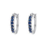 Brass Leverback Earring, platinum plated, for woman & with rhinestone & hollow, more colors for choice, 16mm, Sold By Pair