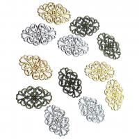 DIY Jewelry Supplies Iron plated with rhinestone & hollow Sold By PC