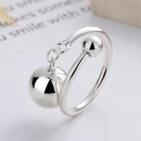 Solidny srebrny pierścień, 925 Srebro, Platerowane kolorem jasnego srebra, biżuteria moda & dla kobiety, bez zawartości niklu, ołowiu i kadmu, 10mm, sprzedane przez PC