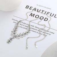 925 Sterling Silver Necklaces, with 1.97inch extender chain, Wheat, Antique finish, fashion jewelry & for woman, nickel, lead & cadmium free, Length:Approx 18.11 Inch, Sold By PC