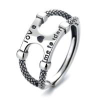 Cеребряное кольцо, 925 пробы, ювелирные изделия моды & Женский, не содержит никель, свинец, 10mm, продается PC