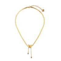 Edelstahl Schmuck Halskette, 304 Edelstahl, plattiert, Modeschmuck & verschiedene Stile für Wahl & für Frau, keine, verkauft von Strang