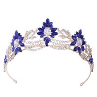 Bridal Tiaras Zinc Alloy with Crystal micro pave cubic zirconia & for woman & with rhinestone nickel lead & cadmium free Inner Approx 155mm Sold By PC