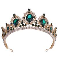 Bridal Tiaras Zinc Alloy with Crystal fashion jewelry & for woman & with rhinestone nickel lead & cadmium free Inner Approx 165mm Sold By PC