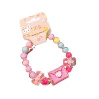 Children Bracelet & Bangle, Acrylic, Different Shape for Choice & for children & jelly style, more colors for choice, 60mm, Sold By PC