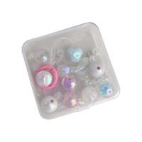 Set za djecu DIY niza perli, Plastika, Laser & možete DIY, više boja za izbor, 75x75mm, Prodano By PC