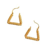 Brass Leverback Earring Geometrical Pattern plated fashion jewelry & for woman nickel lead & cadmium free 20mm Sold By Pair