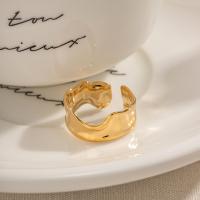 Prst prsten z nerezové oceli, 304 Stainless Steel, á, módní šperky, zlatý, 9.40mm, Prodáno By PC