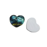 DIY Jewelry Supplies, Resin, Heart, more colors for choice, 20x18mm, Sold By PC