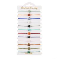 Gemstone Bracelets, Natural Stone, Heart, handmade, 12 pieces & fashion jewelry & for woman, nickel, lead & cadmium free, Length:Approx 18-23 cm, Sold By PC