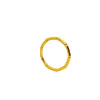 Titanium Steel Finger Ring, valódi aranyozott, különböző méretű a választás & a nő, Méret:6-9, Által értékesített PC