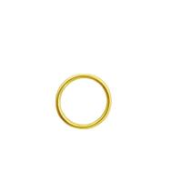 Titanium Steel Finger Ring, real gold plated, different size for choice & for woman, US Ring Size:5-10, Sold By PC