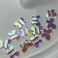 DIY Κοσμήματα Προμήθειες, Ρητίνη, Πεταλούδα, πολύχρωμα, 19mm, 100PCs/Παρτίδα, Sold Με Παρτίδα