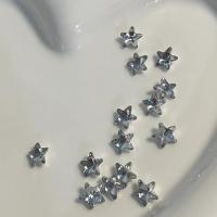 acrylic rhinestone Beads, Star, DIY, 8mm, 100PCs/Lot, Sold By Lot