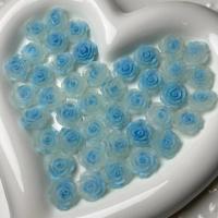 Mobile Phone DIY Decoration Resin Rose 18.82mm Sold By Lot