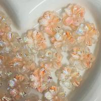 DIY Jewelry Supplies, Resin, Flower, enamel, more colors for choice, 25mm, 100PCs/Lot, Sold By Lot