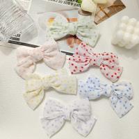 Alligator Hair Clip, Cloth, for woman, more colors for choice, 150x140mm, Sold By PC
