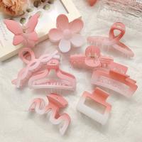 Hair Claw Clips, Acrylic, different styles for choice & for woman, pink, Sold By PC