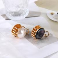 Hair Claw Clips Zinc Alloy with Plastic Pearl Mini & for woman nickel lead & cadmium free Sold By PC