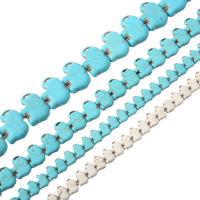 Synthetische Türkis Perle, DIY & verschiedene Größen vorhanden, keine, Länge 40 cm, 10StrangStrang/Menge, verkauft von Menge