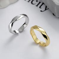 925 Sterling Silver Finger Rings plated fashion jewelry & for woman nickel lead & cadmium free 5mm Sold By PC