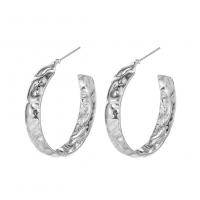 Iron Earring plated fashion jewelry & for woman nickel lead & cadmium free Sold By Pair