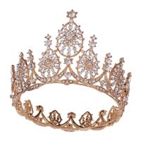 Bridal Tiaras, Tibetan Style, with Crystal, fashion jewelry & for woman & with rhinestone, more colors for choice, nickel, lead & cadmium free, Inner Diameter:Approx 115mm, Sold By PC