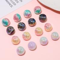 Perles bijoux en résine, Rond, DIY, plus de couleurs à choisir, 16mm, Trou:Environ 3mm, 5PC/sac, Vendu par sac