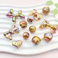 Resin Jewelry Beads, DIY & different size for choice & different designs for choice, more colors for choice, 10PCs/Bag, Sold By Bag