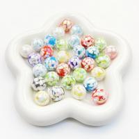 Akril ékszerek gyöngyök, Kerek, DIY, több színt a választás, 16mm, Lyuk:Kb 2mm, 10PC-k/Bag, Által értékesített Bag