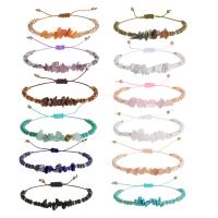 Gemstone Bracelets, Natural Gravel, handmade, fashion jewelry & different styles for choice & for woman, more colors for choice, nickel, lead & cadmium free, Length:Approx 18-32 cm, Sold By PC