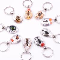 Resin Key Clasp with Iron Teardrop Unisex & epoxy gel Sold By Lot
