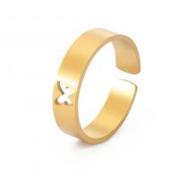 Stainless Steel Finger Ring 304 Stainless Steel Vacuum Ion Plating fashion jewelry & Unisex & hollow Sold By PC