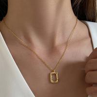 Zinc Alloy Jewelry Necklace fashion jewelry & for woman golden nickel lead & cadmium free Length Approx 45 cm Sold By PC