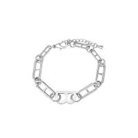 Tibetan Style Bracelet, with 5cm extender chain, silver color plated, fashion jewelry & for woman & hollow, nickel, lead & cadmium free, Length:Approx 15 cm, Sold By PC