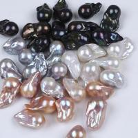 Natural Freshwater Pearl Loose Beads, fashion jewelry & DIY, more colors for choice, 16-19mm, Sold By PC
