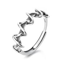 925 Sterling Silver Finger Rings, Antique finish, fashion jewelry & different styles for choice & for woman, nickel, lead & cadmium free, Sold By PC