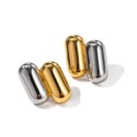 Roestvrij staal Stud Earrings, 304 roestvrij staal, mode sieraden & voor vrouw, 19.70x16.20mm, Verkocht door pair
