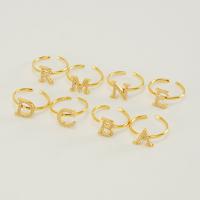 Rhinestone-Edelstahl -Finger-Ring, 304 Edelstahl, verschiedene Stile für Wahl & für Frau & mit Strass, goldfarben, verkauft von Paar