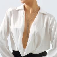 Body Chain Smycken, Zink Alloy, mode smycken & för kvinna & med strass, nickel, bly och kadmium gratis, Säljs av PC