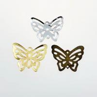 DIY Jewelry Supplies, Iron, Butterfly, plated, hollow, more colors for choice, 16x21mm, Sold By PC
