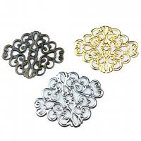 Jewelry Accessories, Iron, Cloud, plated, DIY & hollow, more colors for choice, 30x37mm, 100/Lot, Sold By Lot
