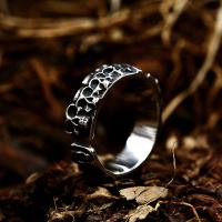 Partículas de acero anillo, Calavera, Vintage & diverso tamaño para la opción & para hombre, tamaño:7-13, Vendido por UD
