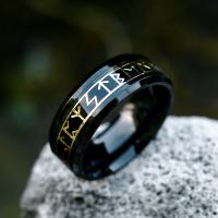 Titanium Čelik Finger Ring, Berba & različite veličine za izbor & za čovjeka, više boja za izbor, Veličina:7-13, Prodano By PC