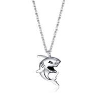 Stainless Steel Jewelry Necklace 304 Stainless Steel Shark fashion jewelry & for man original color Sold By PC
